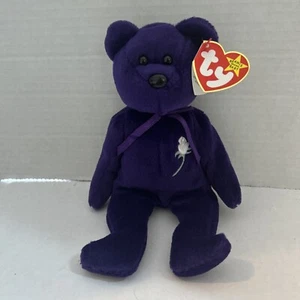 Princess  Diana Ty Beanie Baby 1997 Rare 1st Edition, PE pellets No Space Tag - Picture 1 of 6
