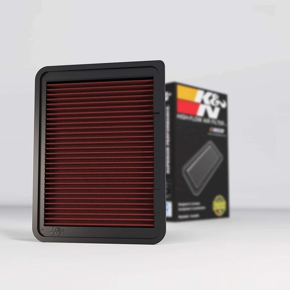 Filtro de aire de repuesto K&N 33-2306 para Toyota Tacoma L4 2005-2019 2,7 L Foto 1 de 1
