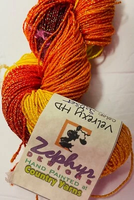 Zephyr Designs Pintado a Mano Lucci VelrexyUnidad de 1 HD NaranjaRojo Amarillo Nuevo Deporte Foto 1 de 4