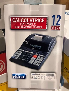 CALCOLATRICE TERMICA ELICA SCRIVENTE DA TAVOLO - 12 cifre - - Bild 1 von 1