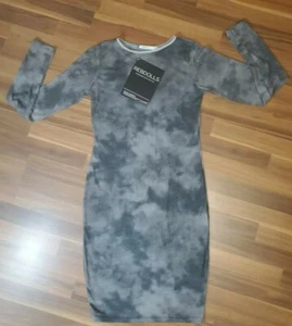 Rebdolls Size Large Jersey Dress Grey Clouds Dress-A45 - Picture 1 of 6
