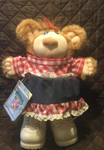 Vintage 1985 Furskins Cecelia Plüschtier Stofftier 15 Zoll Teddybär Xavier Roberts Cece - Bild 1 von 4