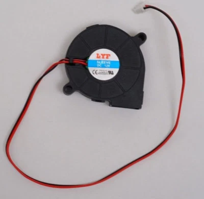 50mmx15mm 3500RPM Brushless DC Cooling Blower Fan 12V 0.16A 3.75cfm quiet  - Image 1 of 2