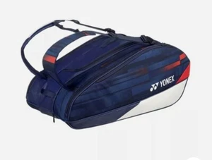 NEW Yonex 2024 Limited Pro Series Badminton Bag White/Navy/Red 6pcs - Picture 1 of 5