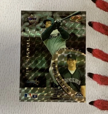 Todd Helton 1996 Bowman’s Best ATOMIC REFRACTOR Imagen Espejo BAGWELL F Thomas Foto 1 de 4