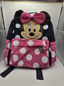 Disney Minnie Mouse 10" Backpack Two Zip Compartments NWOT - Picture 1 of 10