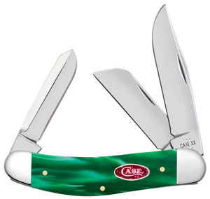 Case xx Knives Sowbelly Stockman Green Pearl 24411 Pocket Knife Stainless - Picture 1 of 3