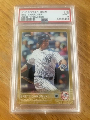 2015 Topps Chrome - Brett Gardner #88 Gold Refractor /50 - Image 1 of 2