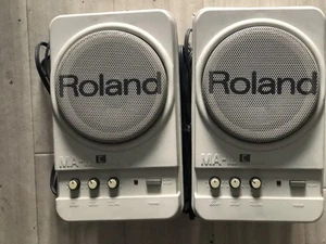 Roland MA-12C Stereo Micro Monitor Lautsprecher Paar verstärkt getestet gebraucht - Bild 1 von 9