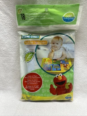 Mesa Sesame Street Elmo & Friends 18 manteles desechables 6+ meses ABIERTO Foto 1 de 4