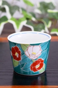 Waza No Kura Soba Choko (Soba Cup), Stylish Kutani Ware Soba Sake Cup With Came_ - Picture 1 of 8