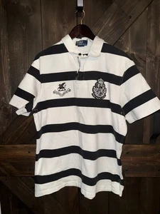 Polo Ralph Lauren RARE Colorblock Quilted Rugby Polo Crest S/S Shirt Size XL - Bild 1 von 10