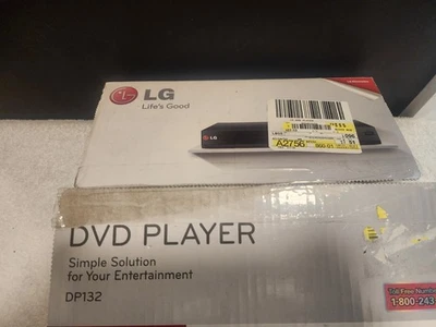 LG DP132 REPRODUCTOR DVD USB grabación directa con control remoto CAJA ABIERTA  Foto 1 de 4