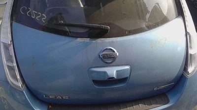 12 NISSAN LEAF Trunk decklid hatch tailgate blue rat Foto 1 de 4