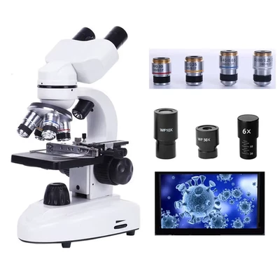 Zoom 30000X Biological HD Microscope Digital Laboratory Compound Microscope with - Image 1 of 4
