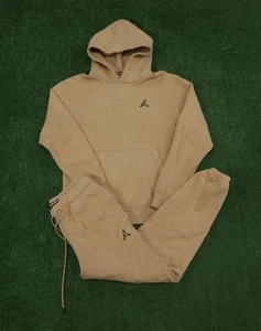 Jordan Essentials Sweatshirt Hoodie Jogginghose Set Herren Small Braun Set L102 - Bild 1 von 4