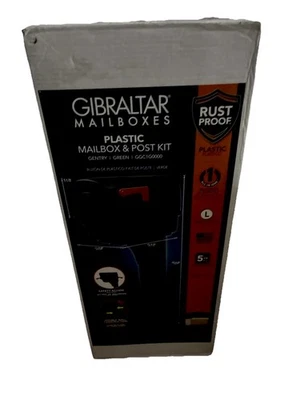 Gibraltar Gentry Large Capacity Double-Walled Plastic Green All-In-One Mailbo... - Image 1 of 3