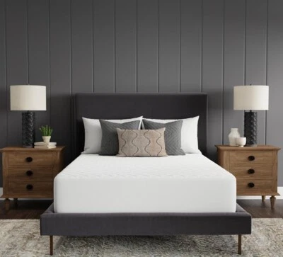 Almohadilla de colchón ajustada superior de algodón Sealy Luxury, doble, blanca Foto 1 de 4