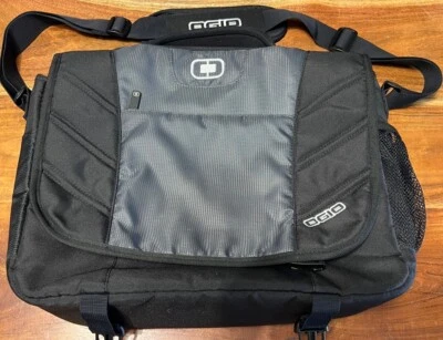 Сумка-мессенджер OGIO для ноутбука черная регулируемый ремень с мягкими карманами дорожная унисекс - Изображение 1 из 4