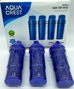 3 Aqua Crest Pitcher Filter Cartridges AQK-CRF-950Z New Sealed For PUR Open Box - Picture 1 of 4