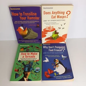 4 x New Scientist books - Quirky Interesting Science Facts. Gift Idea! - Picture 1 of 13
