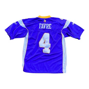 Brett Favre Minnesota Vikings NFL Football 50th Anniversary Jersey Sz 54 OnField - Picture 1 of 9