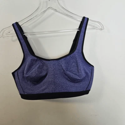 Sujetador deportivo Wacoal Brandi de alto impacto 855229 para mujer púrpura/negro talla 38C Foto 1 de 3