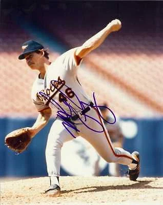 Foto autografiada de Mike Flanagan 8x10 campeón de la Serie Mundial de los Orioles de Baltimore #2 Foto 1 de 1