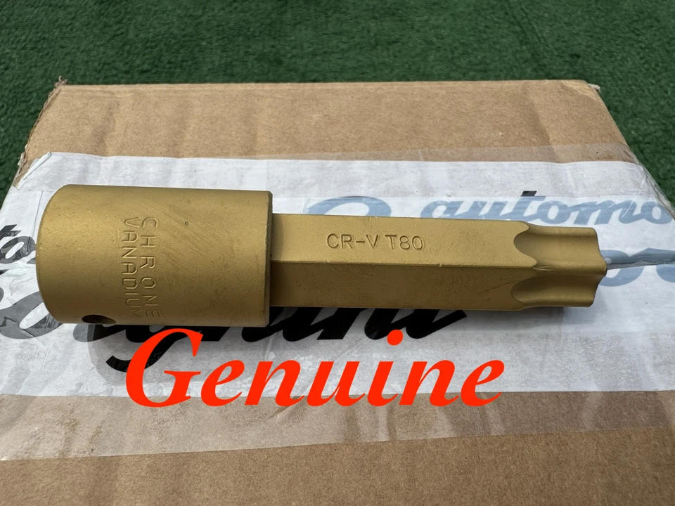 900000385 Genuino Lamborghini Torx Herramienta de Rueda T80 Llave de Perno OEM DORADO NUEVO Foto 1 de 4
