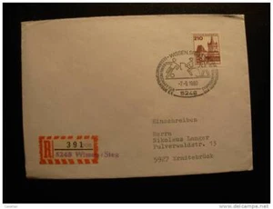 Football And Other Sports Cancel Wissen To Erndtebruck 1980 Registered Cover - Picture 1 of 1