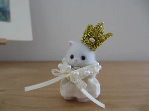 Sylvanian Families Calico Critters Handmade Dress "Princess of CAT KINGDOM" RARE - Picture 1 of 6