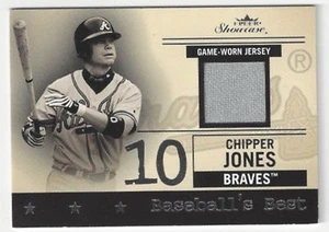 Fleer Showcase 2004 mejor juego de béisbol usado - Chipper Jones - #CJ - Imagen 1 de 1