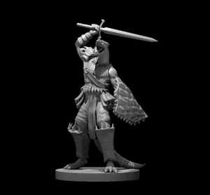 Medio Dragón Blanco para D&D Dungeons and Dragons Pathfinder DND Mini - Imagen 1 de 1
