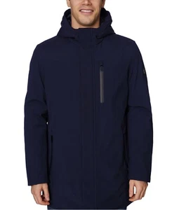 Chaqueta de viajero con capucha resistente al agua Tahari (J22-FR) azul marino talla XL $258 - Imagen 1 de 3