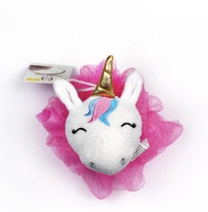 3 Pack Children's Animal Bath Sponge Loofah Great For Easter Unicorn Chick Bear - Picture 1 of 3