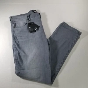 Pantalones de mezclilla Paige Lennox ajustados para hombre 38x32 gris barra 5 bolsillos elásticos 250592 - Imagen 1 de 10