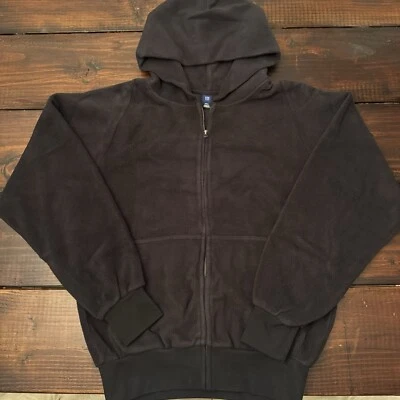 Sudadera con Capucha Yeezy YZY x Gap Inédita Polar Polar Cremallera Completa H14A Talla Pequeña Azul Marino Negra Foto 1 de 4