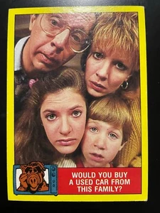 ALF 1987 Topps Picture Card Series #18 Would You Buy a Used Car from This Family - Picture 1 of 2