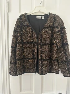 Chico Jacket Brown/black With Embellishment sequence size - Picture 1 of 8
