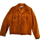 Levi’s Type 3 1960s Brown Suede Trucker Jacket Big E Size 38 Made in Australia
