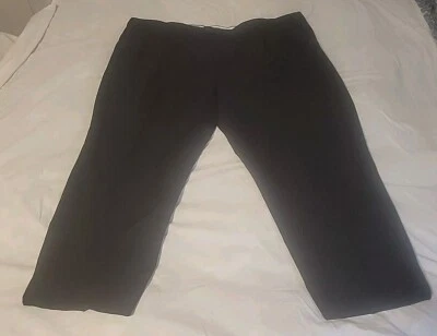 Pronto Uomo Wool Dress Pants Mens Sz 54W 54x29 Navy Blue Pleated Big - Image 1 of 4