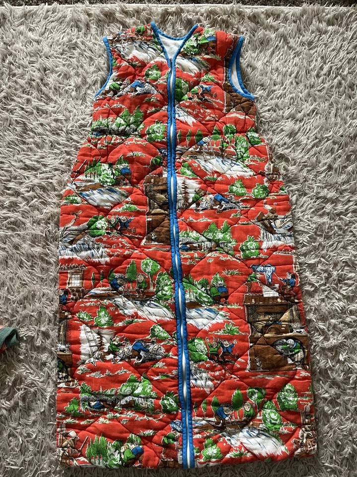 De Colección Saco de Dormir Bebé Saco de Dormir Bunting Cochecito Manta Guardería Rima Cremallera Foto 1 de 4