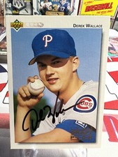 1992 Upper Deck Minor League Derek Wallace #7 Auto Signed