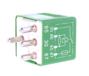 Fuel Pump Relay (30 Amp) (4-Pin) (Green) VEMO for Mercedes - Picture 1 of 1