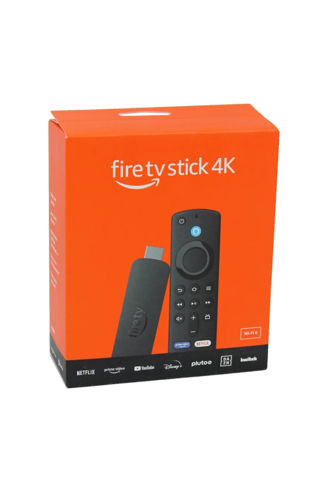 Amazon Fire TV Stick 4K (2. Generation) Medien-Streamer mit Alexa-Sprachfernbedienung 3. Gen