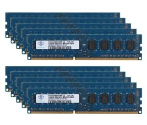 Nanya DDR3 RAM 40GB 10X 4GB 2RX8 PC3-10600 1333MHz DIMM Desktop Memory PC10600 - Picture 1 of 8