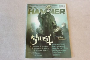 Metal Hammer 8/2015 Ghost,Slayer,Testament,Faith No More,Joe Satriani,Krisiun - Picture 1 of 6