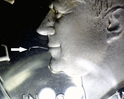 1981s ERROR Struck Thru Wire PCGS PR69 DEEP CAMEO Kennedy Half GEM PROOF Coin NR - Image 1 of 4