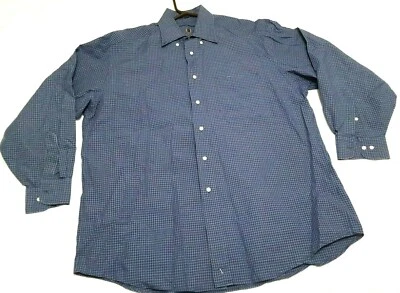 Camisa social masculina Tommy Hilfiger vintage manga comprida com botões 16 x 32/33 - Imagem 1 de 4