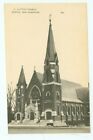 Nashua,New Hampshire-St. Aloysius Church-B/W-#4491-Linen--(Nh-N)